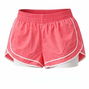 JoyLab Women's Papaya Athletic Shorts With Built In Briefs - NWT
